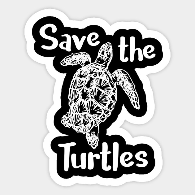 Save The Sea Turtles Sticker